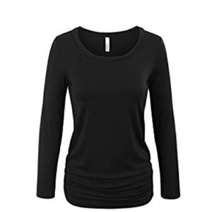 Black Long Sleeve Top